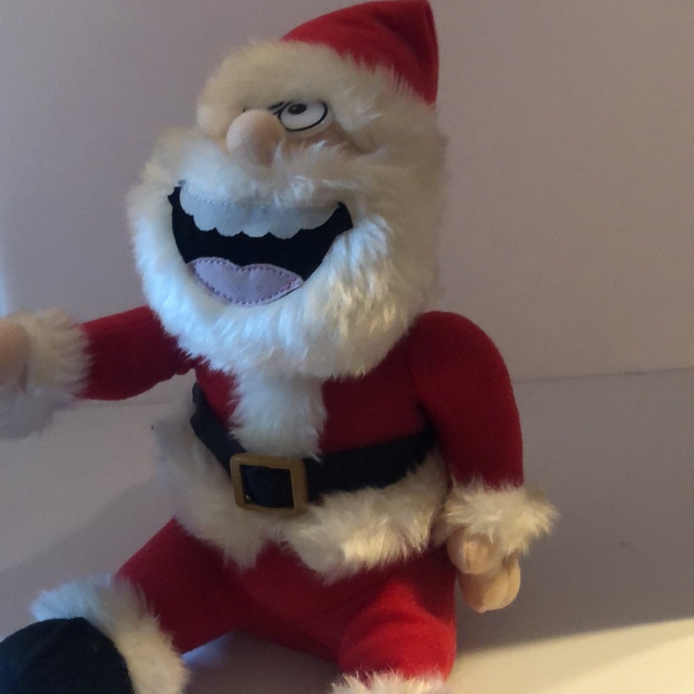 Vintage Y2k rare Christmas talking Santa pull my finger